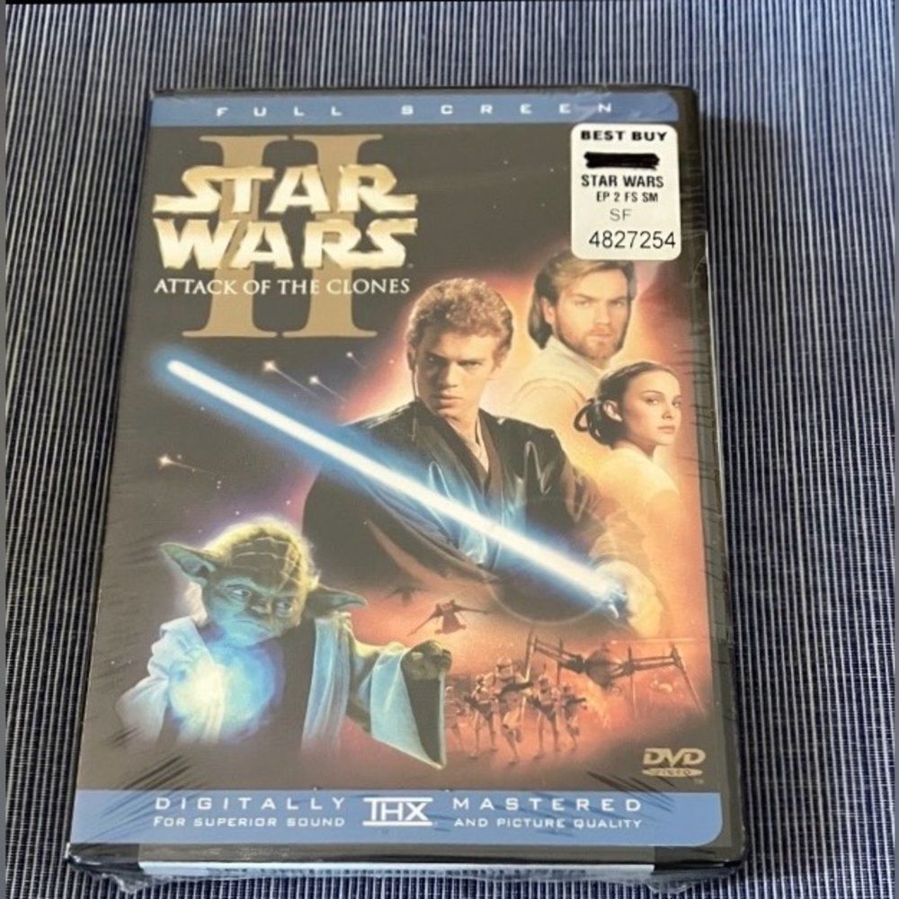 New Star Wars Episode II Attack of the Clones DVD